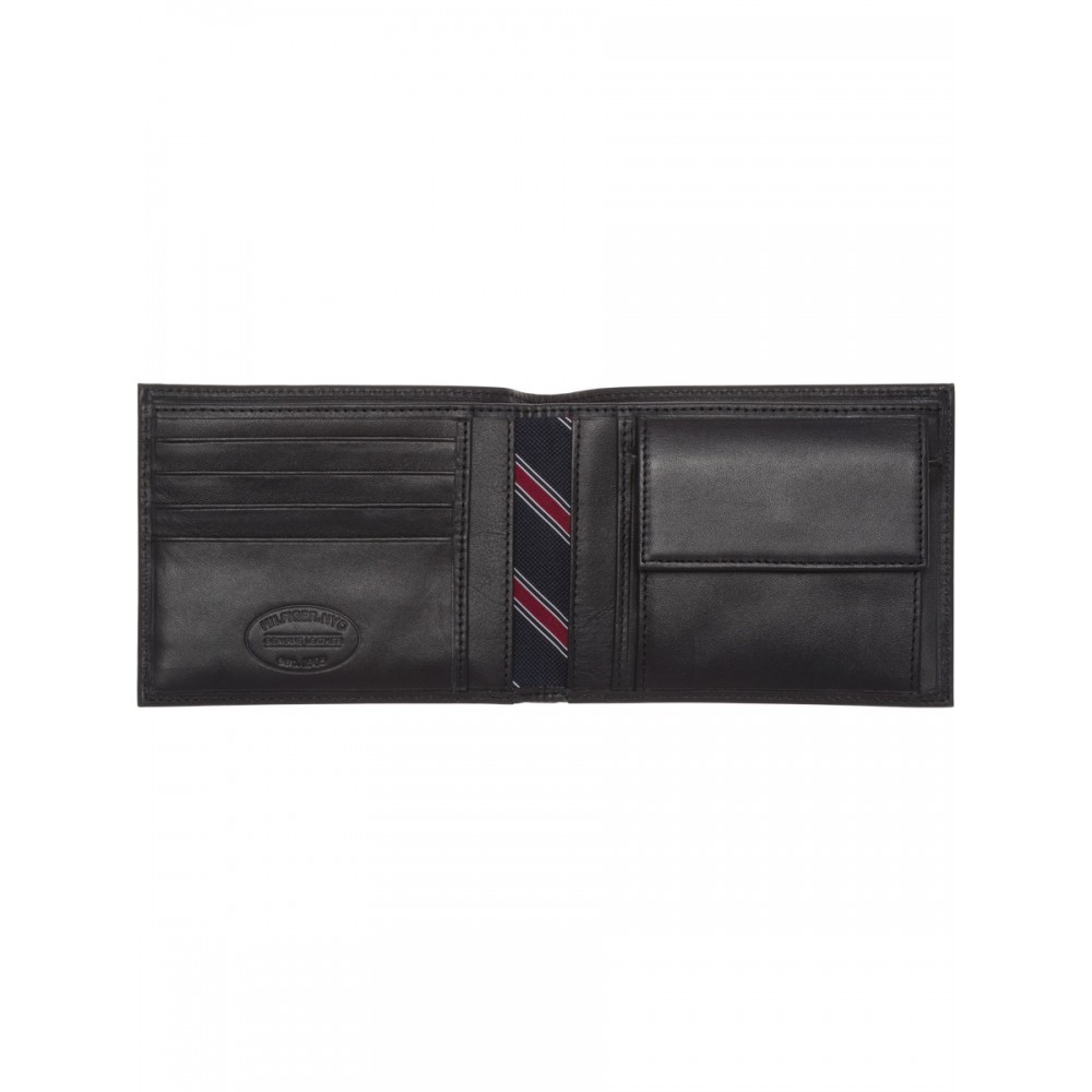 Men Wallet Tommy Hilfiger Eton Cc And Coin Pocket AM0AM00651-002 Black