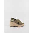 Women Platform Clarks Manon Wish 26176302 Olive