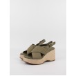 Women Platform Clarks Manon Wish 26176302 Olive