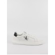 Men Sneaker Calvin KLein Chunky Cupsole Mono Lth YM0YM00681-0LD White