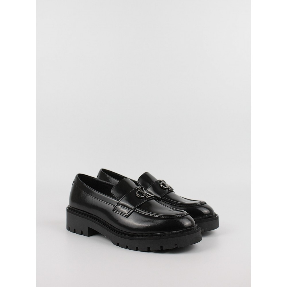 Γυναικείo Loafer Calvin KLein Combat Loafer Mg Mtl YW0YW01503-0GT Μαύρo