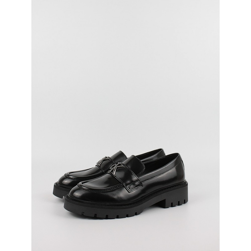 Γυναικείo Loafer Calvin KLein Combat Loafer Mg Mtl YW0YW01503-0GT Μαύρo