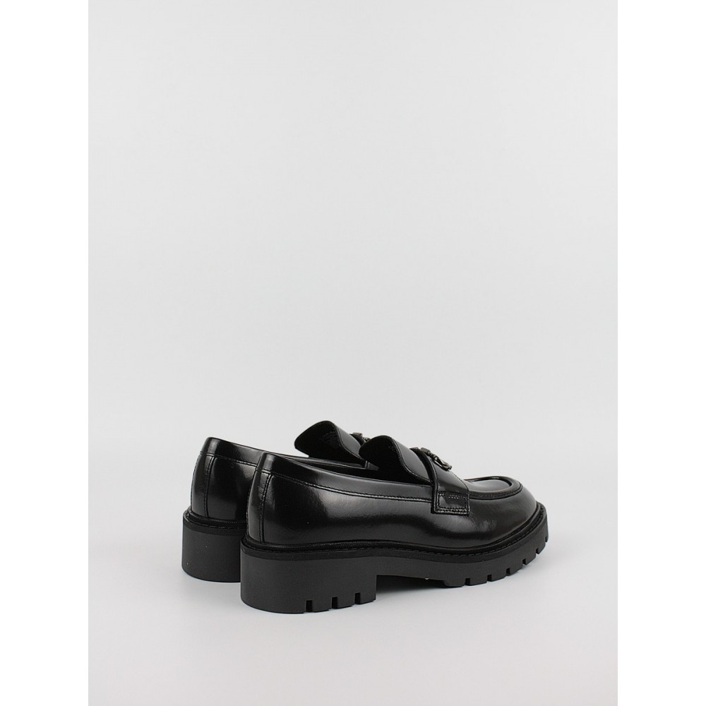 Women Loafer Calvin KLein Combat Loafer Mg Mtl YW0YW01503-0GT Black