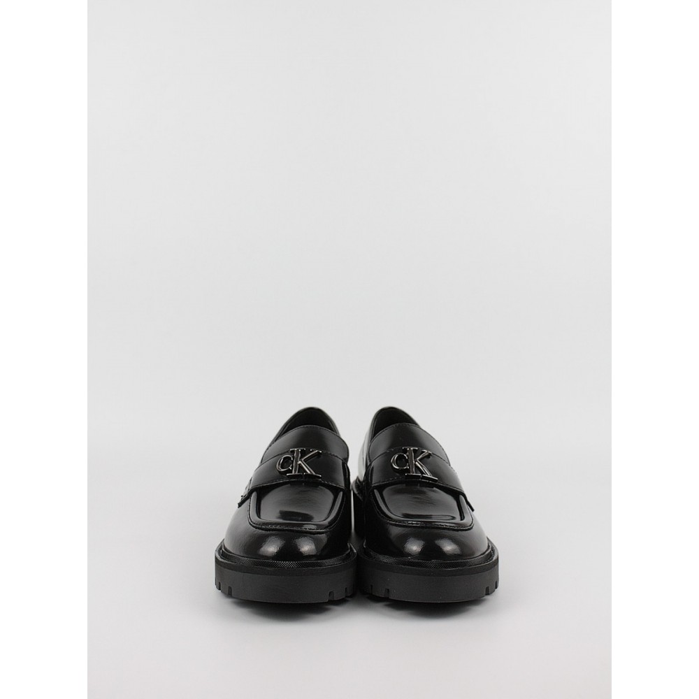 Γυναικείo Loafer Calvin KLein Combat Loafer Mg Mtl YW0YW01503-0GT Μαύρo