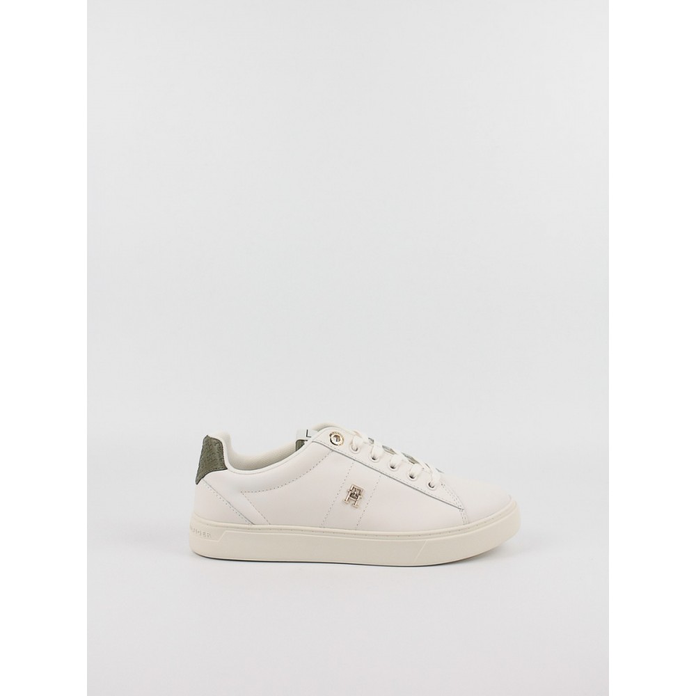 Γυναικεία Sneaker Tommy Hilfiger Elevated Essent Sneaker Monogram FW0FW07999-YBH Ασπρο