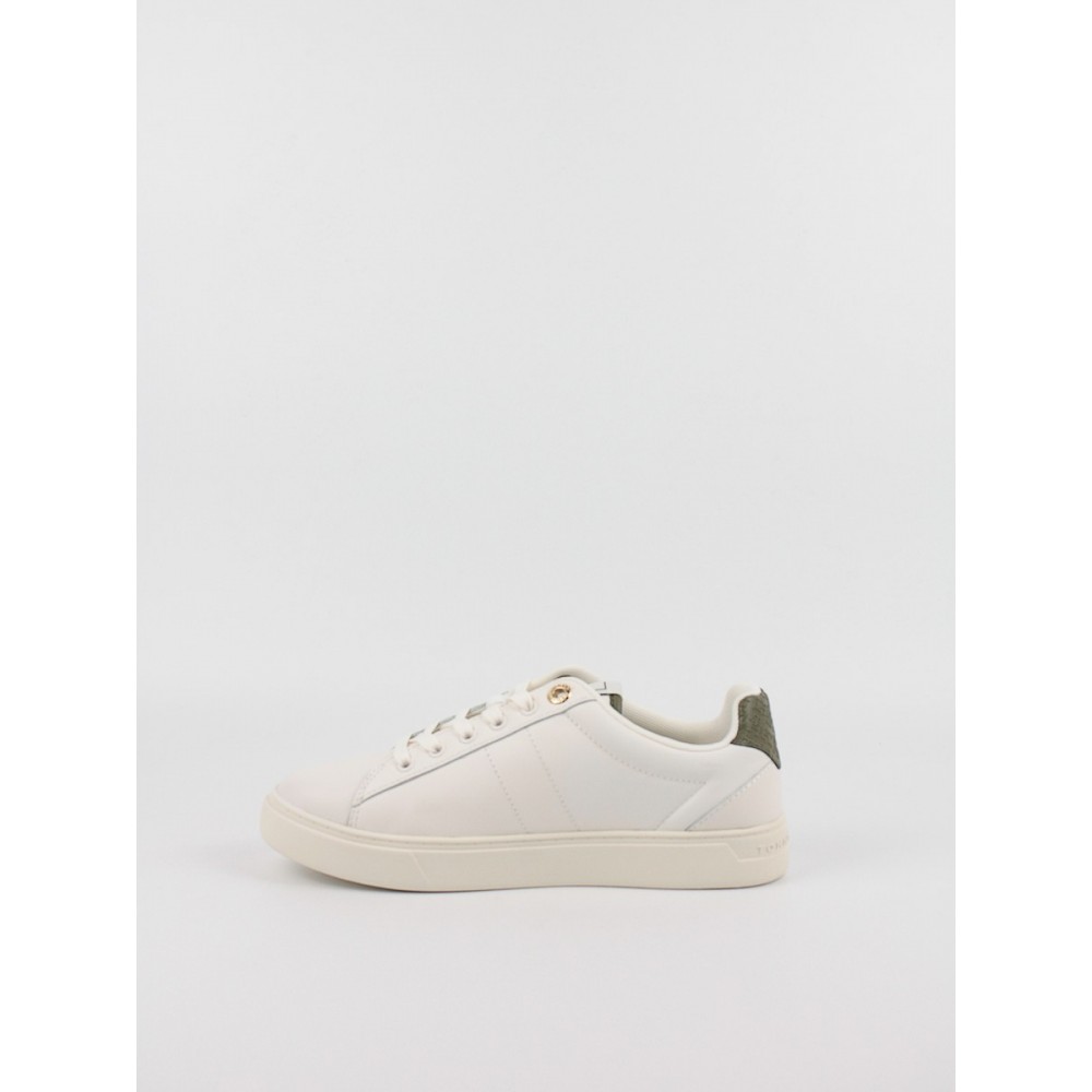 Γυναικεία Sneaker Tommy Hilfiger Elevated Essent Sneaker Monogram FW0FW07999-YBH Ασπρο