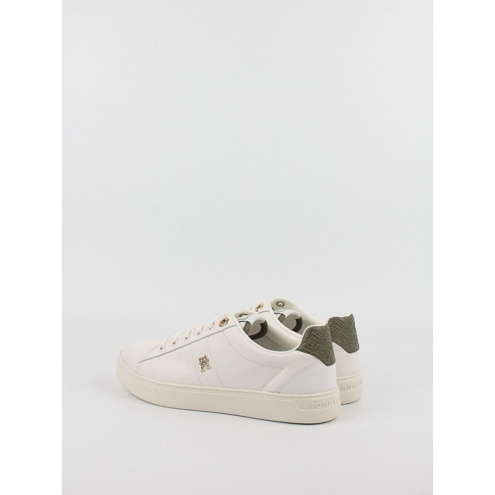 Γυναικεία Sneaker Tommy Hilfiger Elevated Essent Sneaker Monogram FW0FW07999-YBH Ασπρο