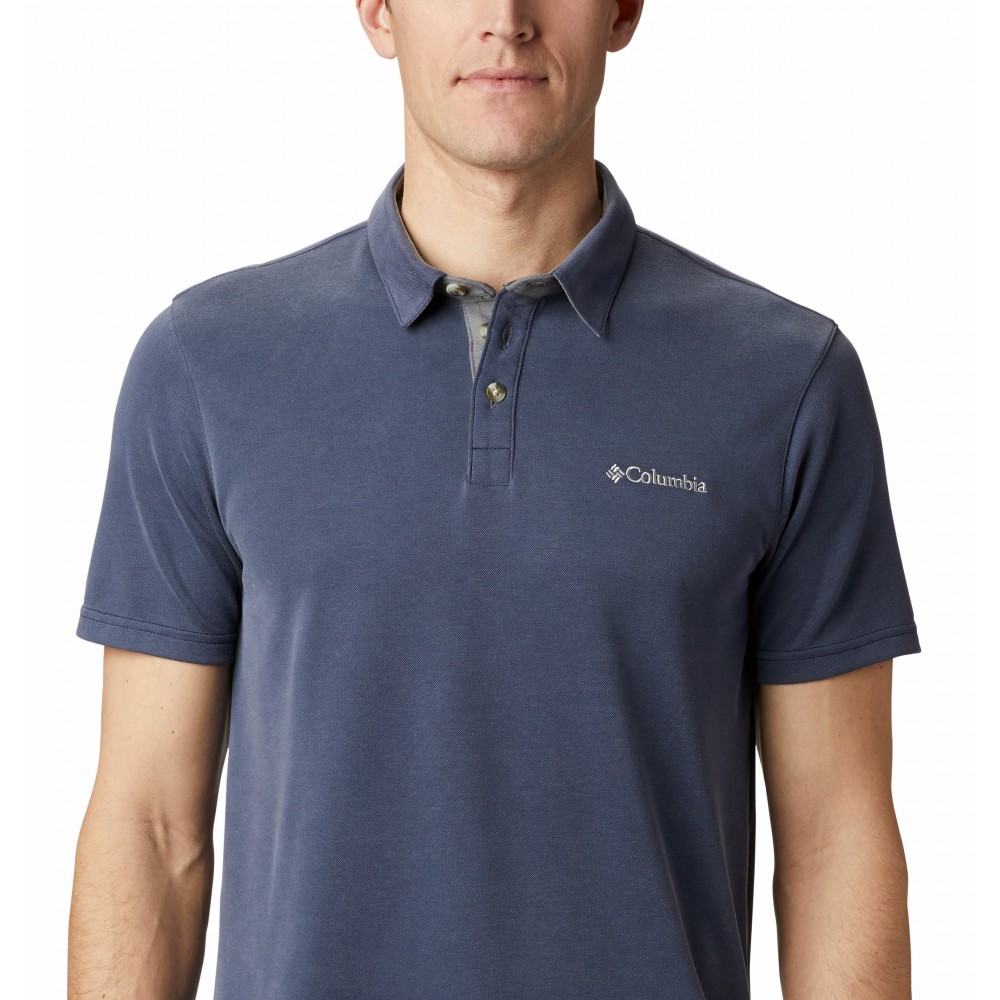 Men's T-Shirt Polo Columbia Nelson Point Polo ΕΟ0035-464 Blue