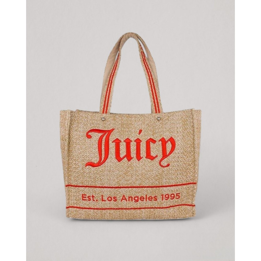 Γυναικεία Τσάντα Juicy Couture Iris Beach Bag Straw Version BEJIR7470WPPN11 Μπεζ