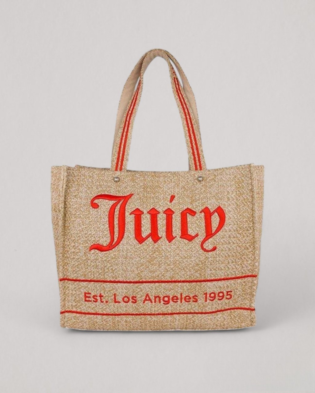 Γυναικεία Τσάντα Juicy Couture Iris Beach Bag Straw Version BEJIR7470WPPN11 Μπεζ