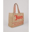 Women Bag Juicy Couture Iris Beach Bag Straw Version BEJIR7470WPPN11 Biege