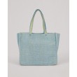 Women Bag Juicy Couture Iris Beach Bag Straw Version BEJIR7470WZA200 Light Blue