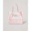 Γυναικεία Τσάντα Juicy Couture Iris Beach Bag Striped Version BEJIR7470WJZ416 Ροζ