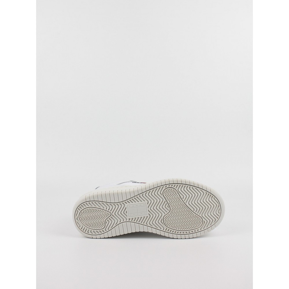 Γυναικεία Sneaker Tommy Hilfiger TjwRetro Basket Flatform Ess EN0EN02506-YBS Ασπρο