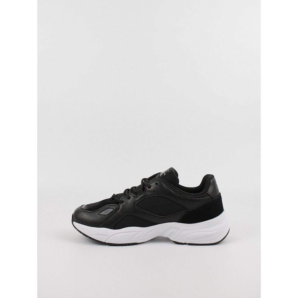 Γυναικεία Sneaker Calvin KLein Retro Tennis Low Lace Mix Ml YW0YW01528-0GP Μαύρο