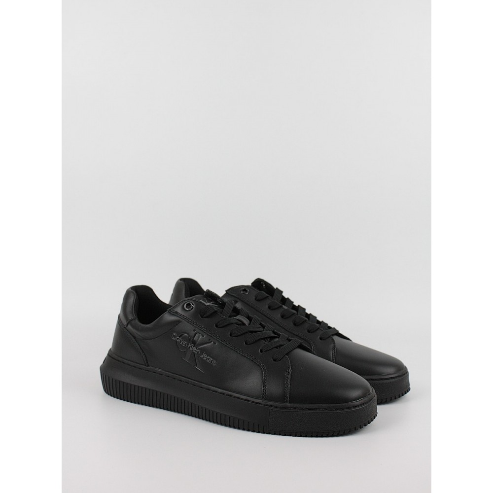 Men Sneaker Calvin KLein Chunky Cupsole Mono Lth YM0YM00681-0GT Black