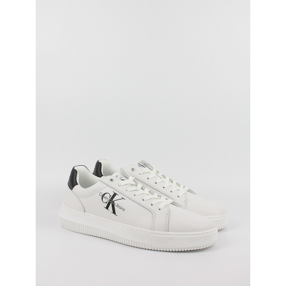 Women Sneaker Calvin KLein Chunky Cupsole Mono Lth Wn YW0YW00823-0LB White