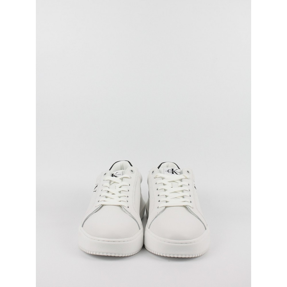 Women Sneaker Calvin KLein Chunky Cupsole Mono Lth Wn YW0YW00823-0LB White