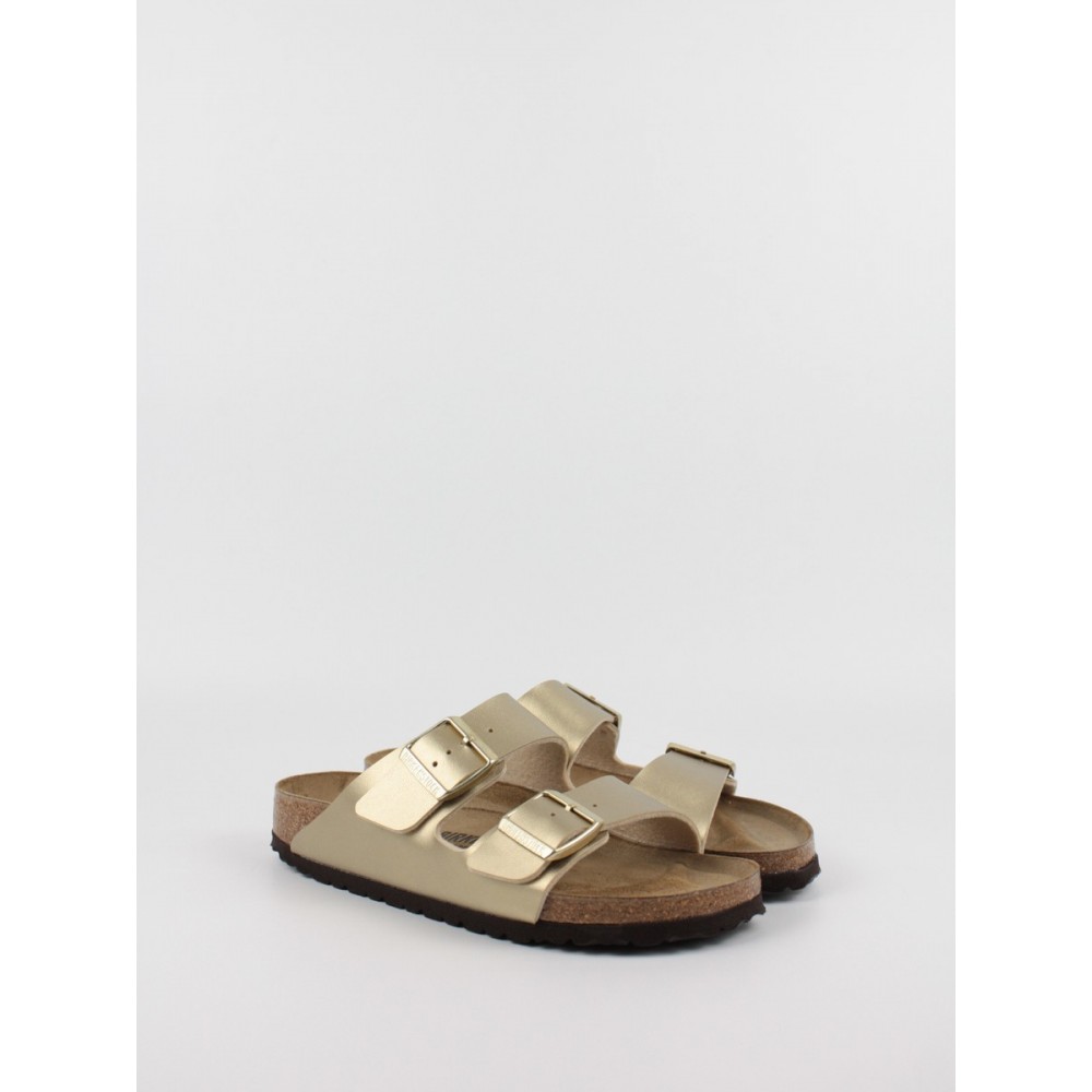 Women's Sandals Birkenstock Arizona Birko-Flor 1016111 Gold