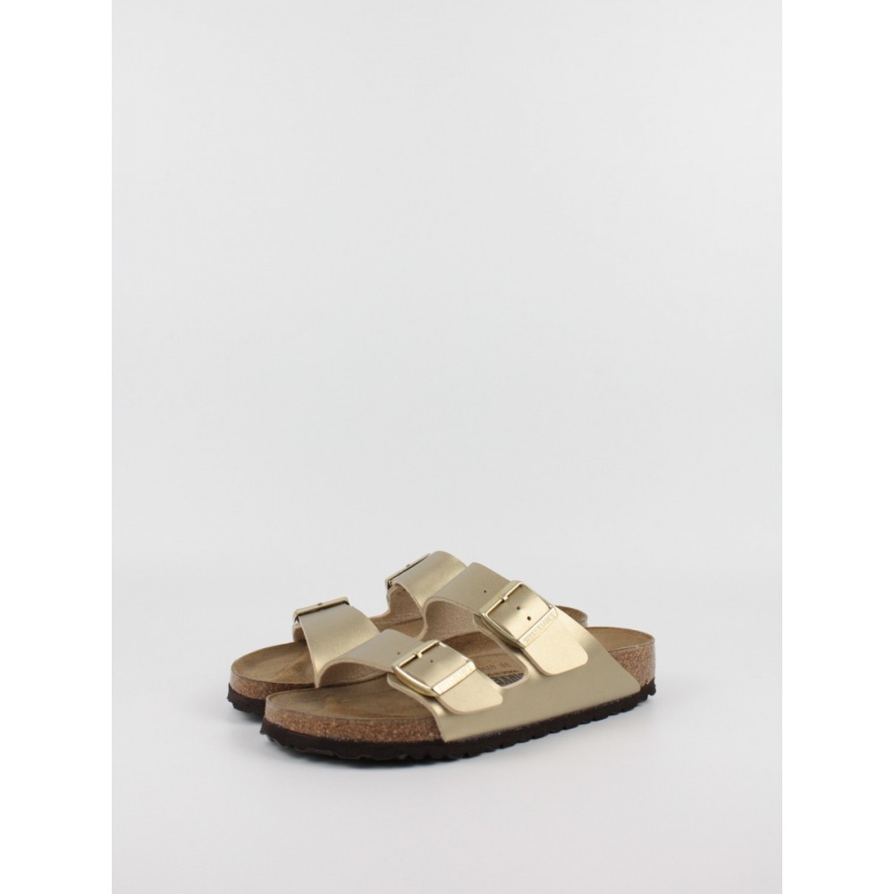 Women's Sandals Birkenstock Arizona Birko-Flor 1016111 Gold