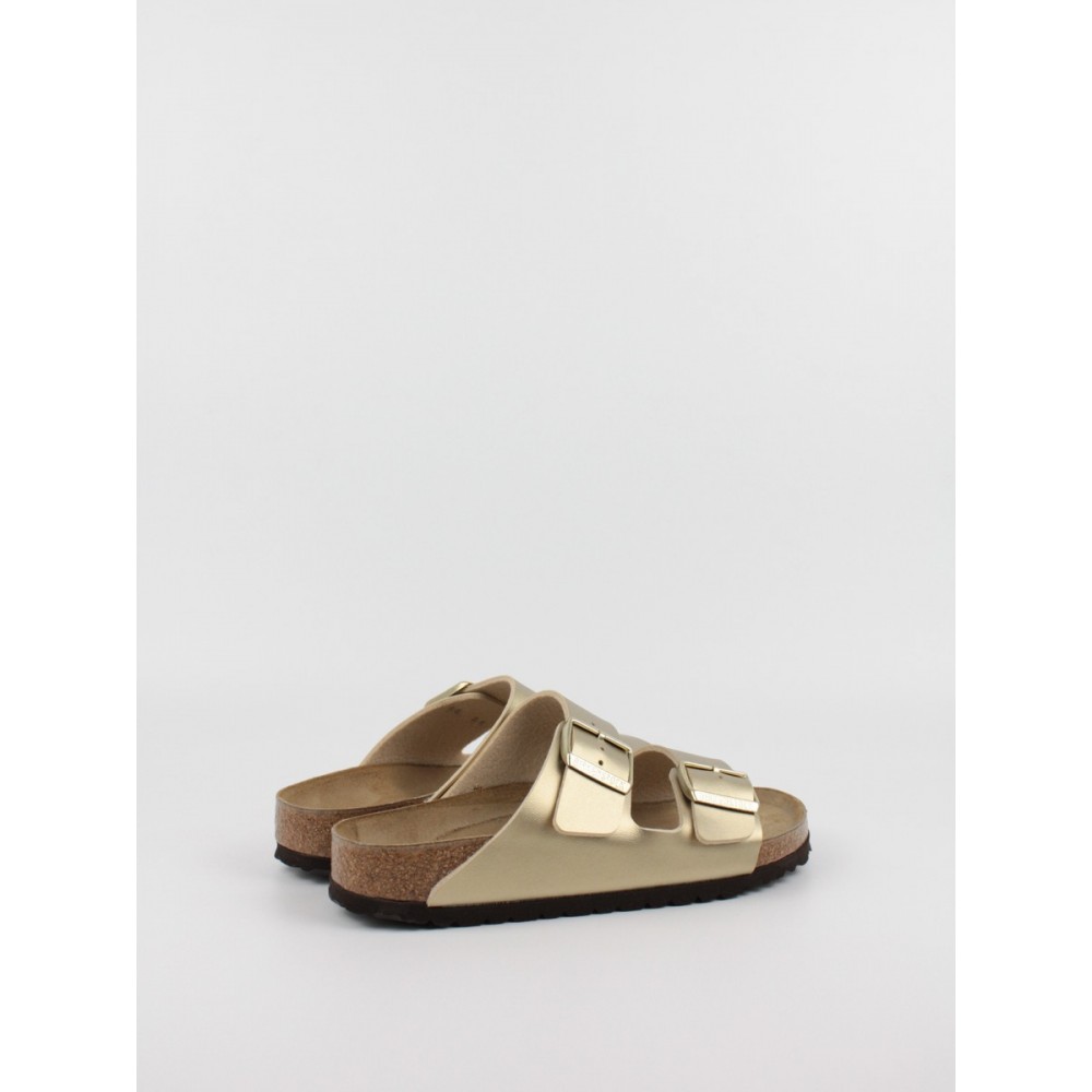 Women's Sandals Birkenstock Arizona Birko-Flor 1016111 Gold