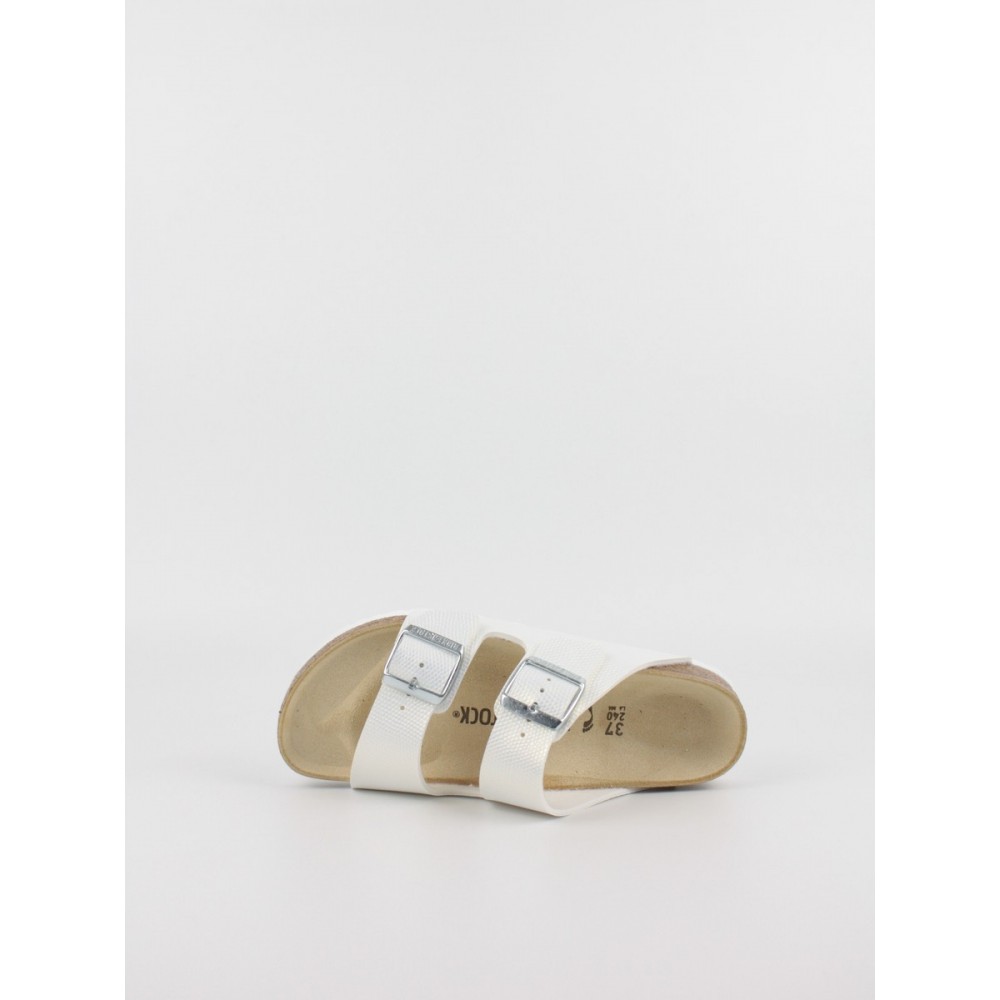 Γυναικεία Σανδάλια Birkenstock Arizona Birko-Flor 1026500 Ασπρο