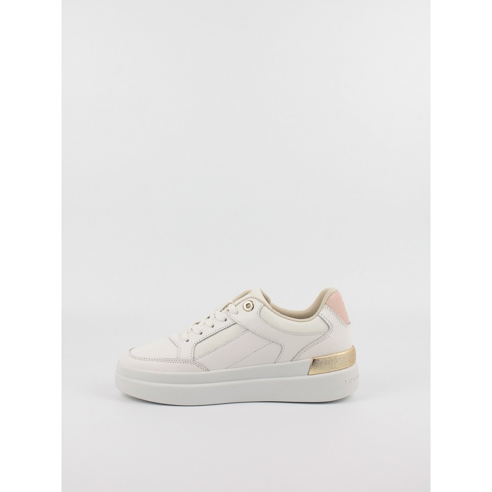 Women Sneaker Tommy Hilfiger Lux Hardwear Court Sneaker FW0FW07997-YBH White