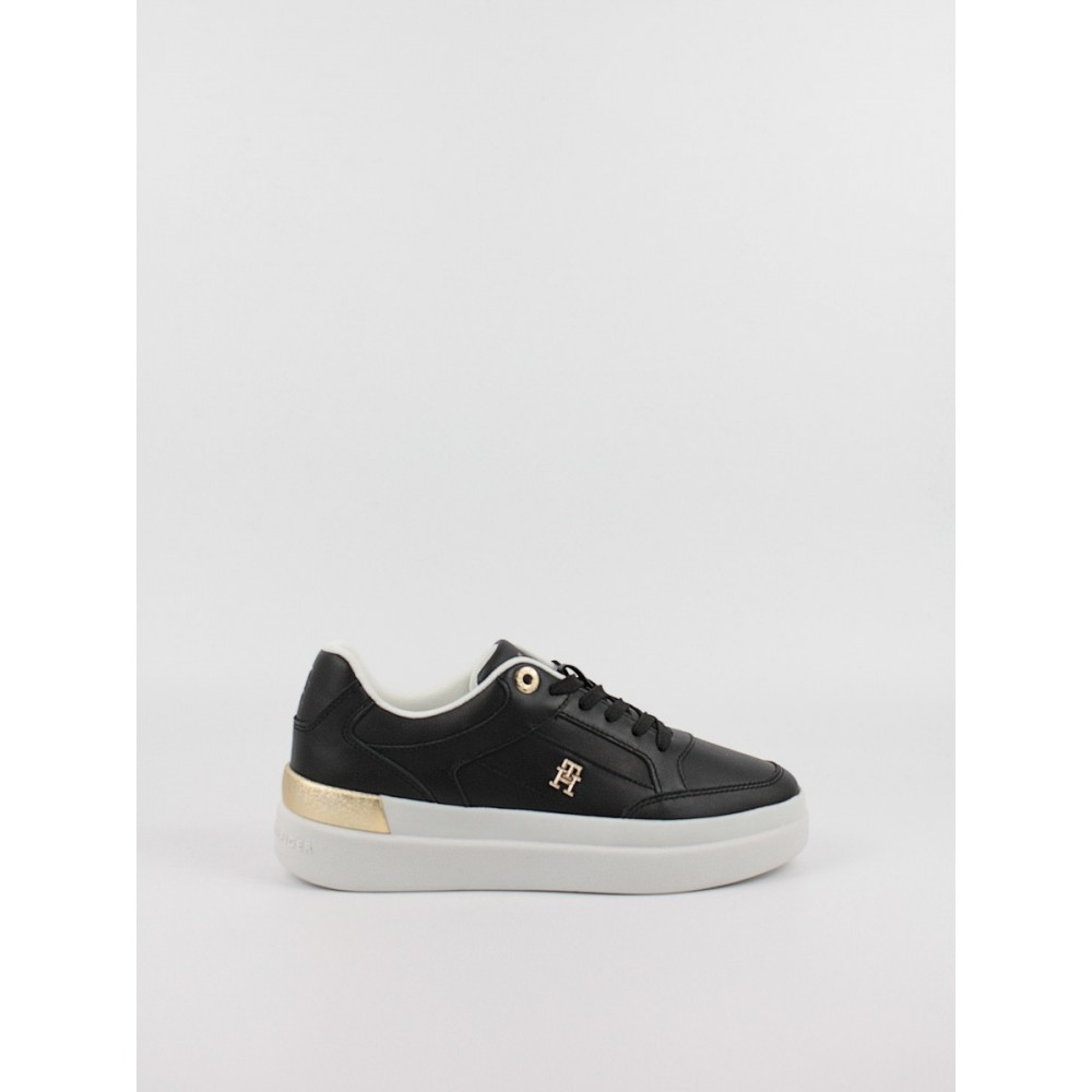 Γυναικεία Sneaker Tommy Hilfiger Lux Hardwear Court Sneaker FW0FW07997-BDS Μαύρο