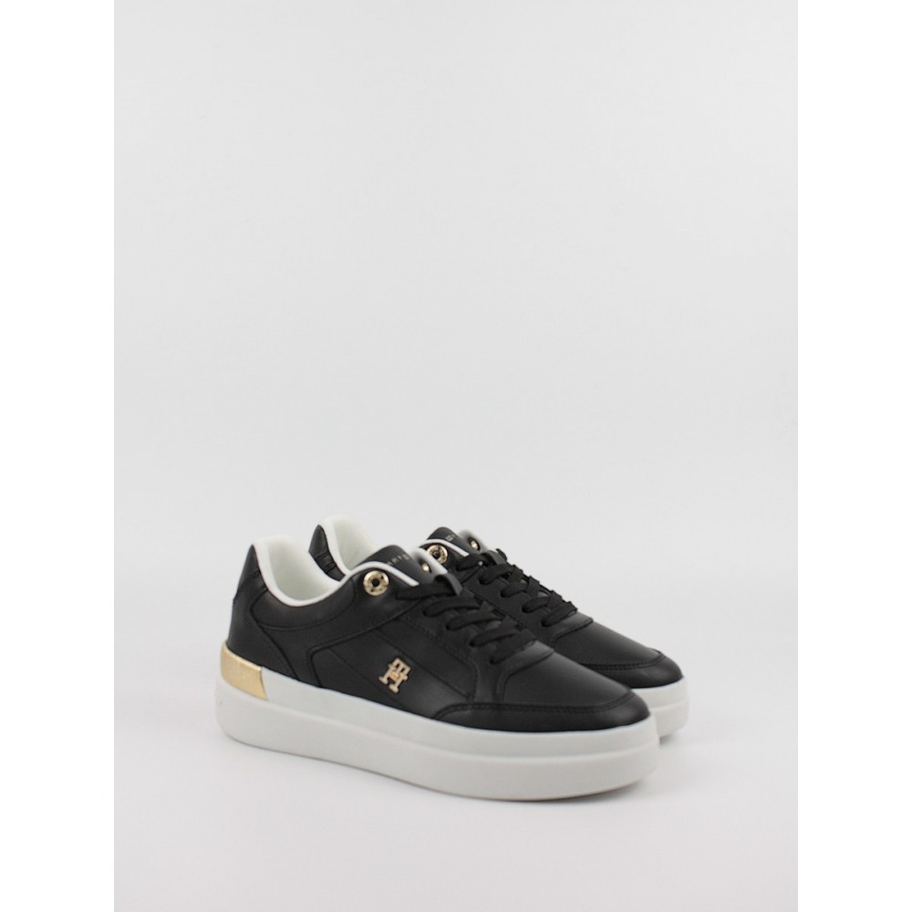 Γυναικεία Sneaker Tommy Hilfiger Lux Hardwear Court Sneaker FW0FW07997-BDS Μαύρο