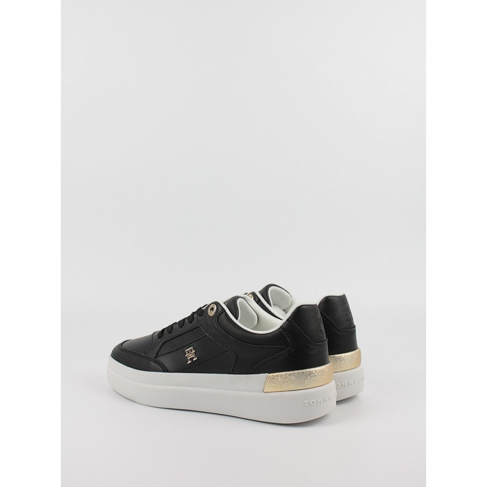 Γυναικεία Sneaker Tommy Hilfiger Lux Hardwear Court Sneaker FW0FW07997-BDS Μαύρο