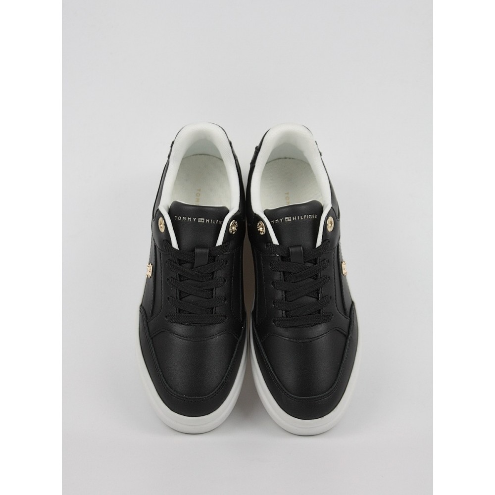 Γυναικεία Sneaker Tommy Hilfiger Lux Hardwear Court Sneaker FW0FW07997-BDS Μαύρο