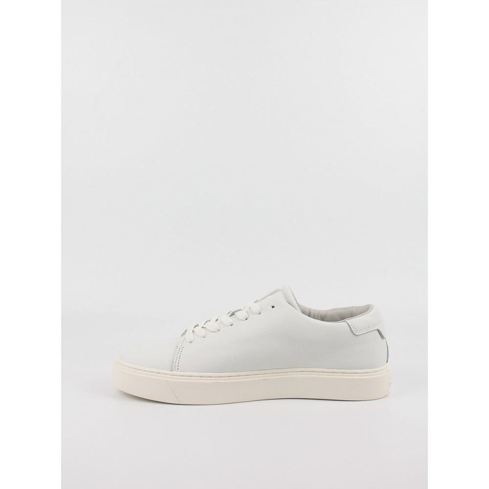 Ανδρικά Sneaker Calvin KLein Low Top Lace Up Lth HM0HM01516-0K4 Ασπρο