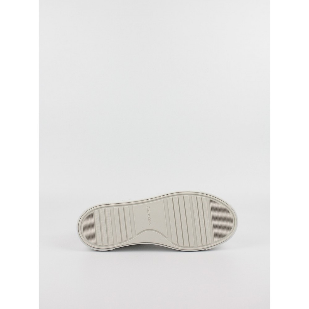 Γυναικεία Sneaker Calvin KLein FF Cupsole Lace Up W/ML Mix M HW0HW02125-0K6 Ασπρο