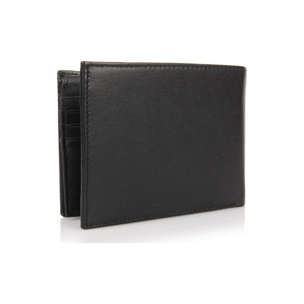 Ανδρικό Πορτοφόλι Tommy Hilfiger Eton Cc Flap And Coin Pocket AM0AM00652-002 Μαύρο