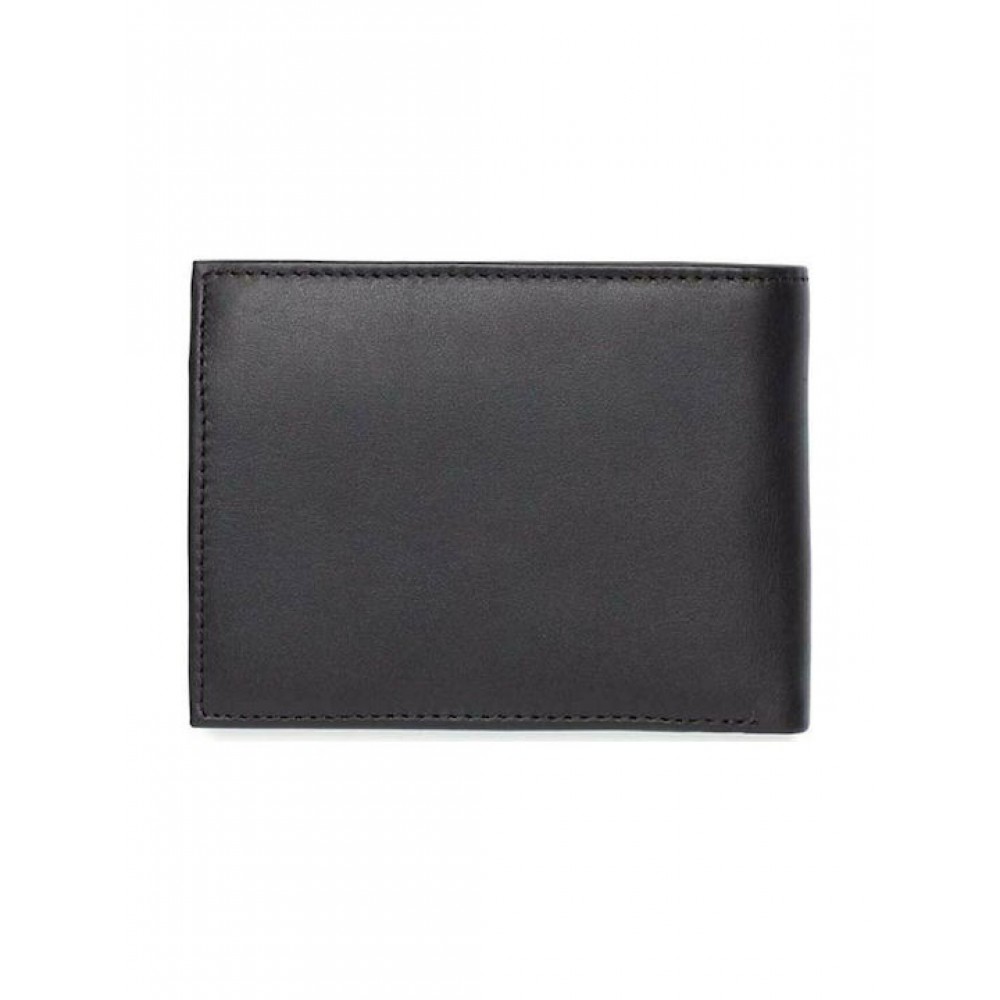 Men Wallet Tommy Hilfiger Eton Cc Flap And Coin Pocket AM0AM00652-002 Black