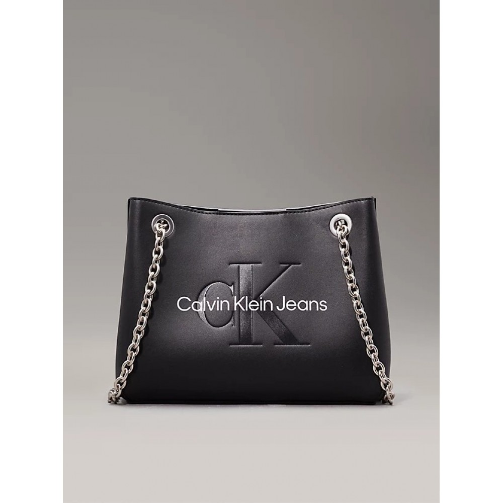 Γυναικεία Τσάντα Calvin Klein Shoulder Bag24 Mono K60K607831-0GQ Μαύρη