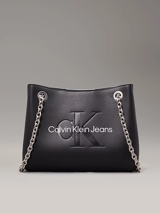 Γυναικεία Τσάντα Calvin Klein Shoulder Bag24 Mono K60K607831-0GQ Μαύρη