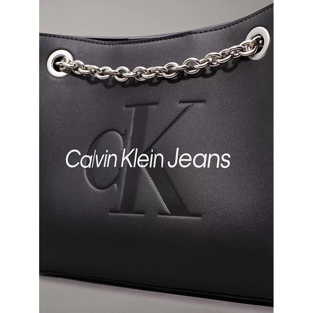 Γυναικεία Τσάντα Calvin Klein Shoulder Bag24 Mono K60K607831-0GQ Μαύρη