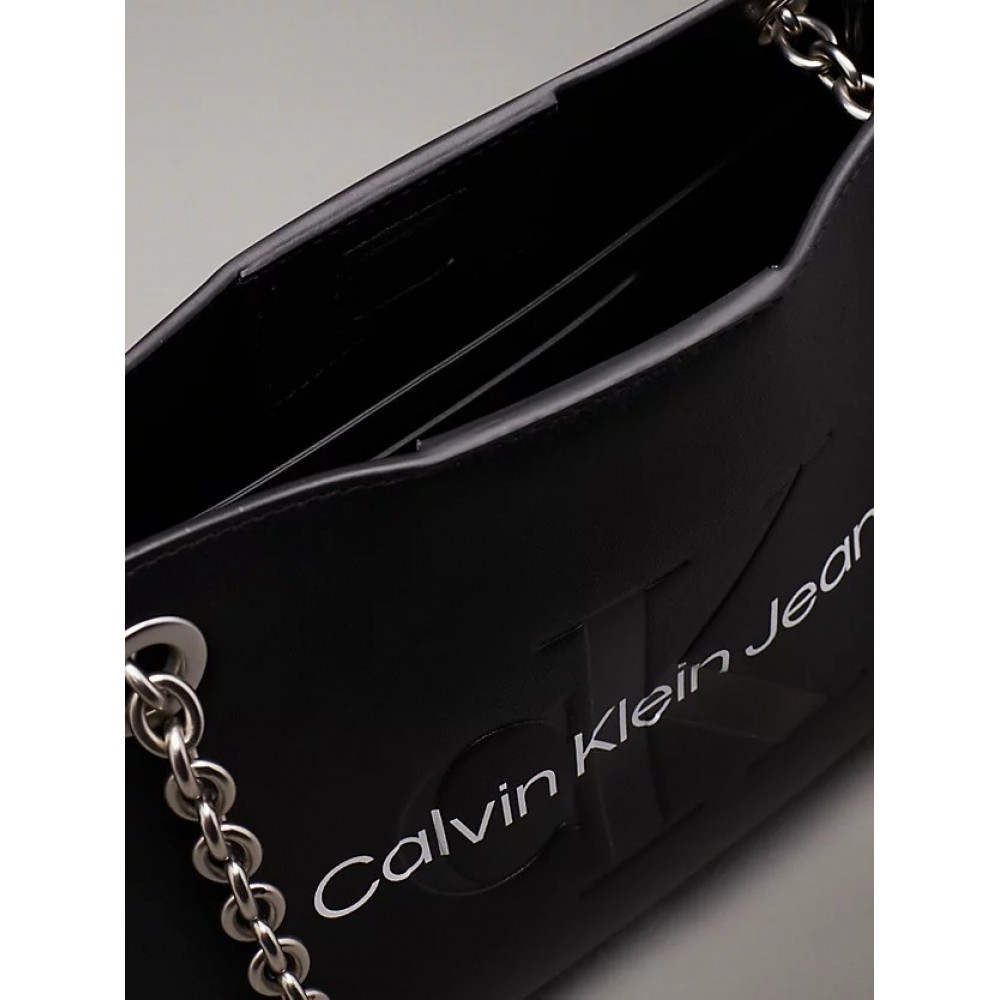 Γυναικεία Τσάντα Calvin Klein Shoulder Bag24 Mono K60K607831-0GQ Μαύρη