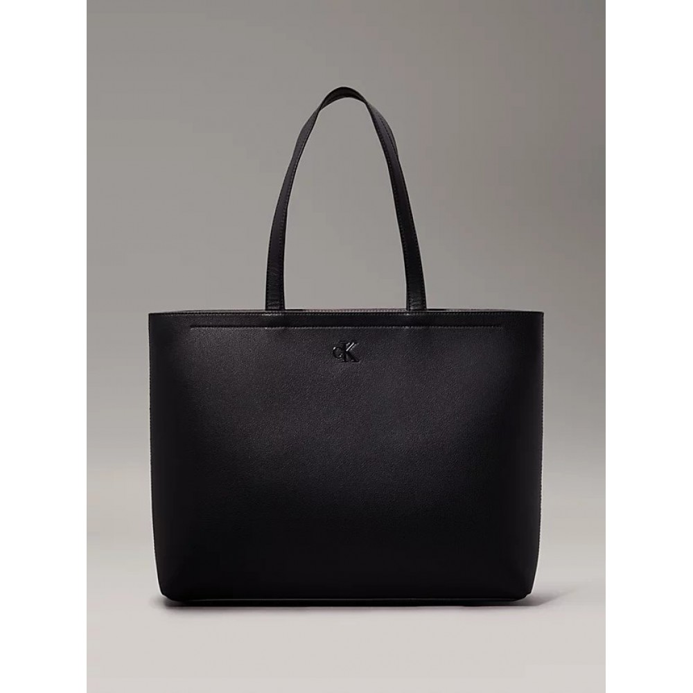 Women's Bag Calvin Klein Minimal MonogramSlim Tote 34 K60K612236-0GR Black