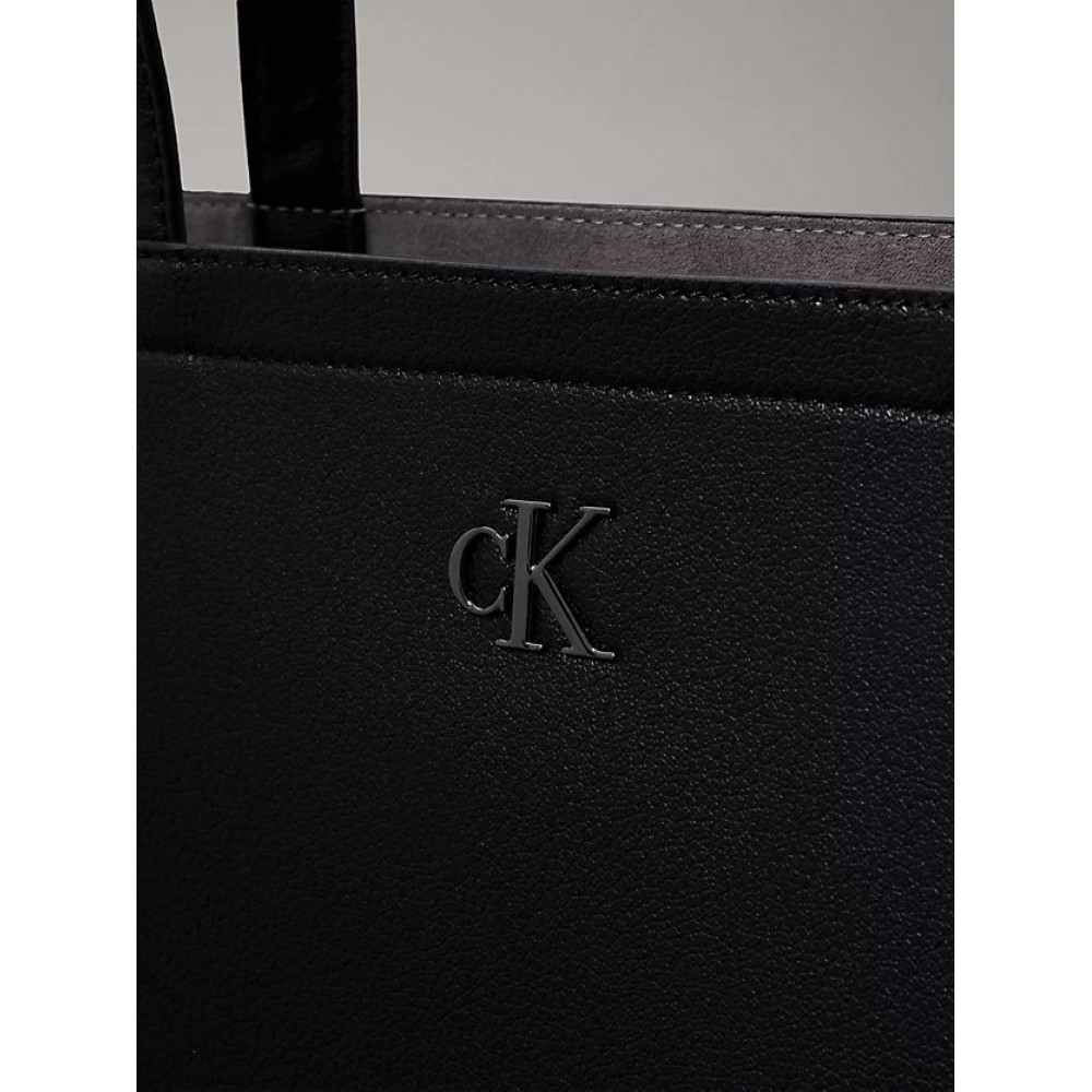 Γυναικεία Τσάντα Calvin Klein Minimal MonogramSlim Tote 34 K60K612236-0GR Μαύρη