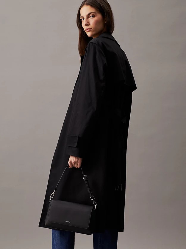 Γυναικεία Τσάντα Calvin Klein Ck Must Shoulder Bag K60K611928-BEH Μαύρη