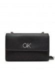 Γυναικεία Τσάντα Calvin Klein Re-Lock Conv Shoulder Bag Jqc K60K612641-0GK Μαύρη