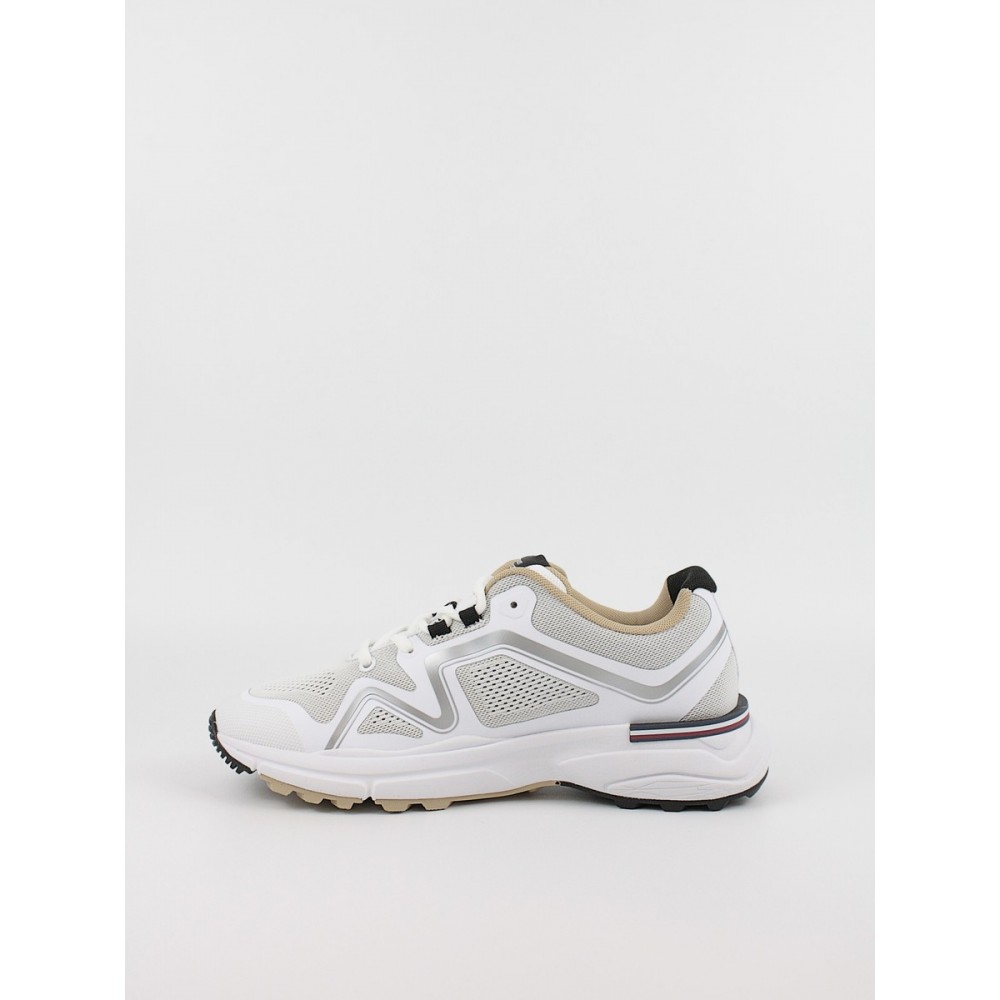 Men Sneaker Tommy Hilfiger M Runner Tech Knit FM0FM05109-YBS White