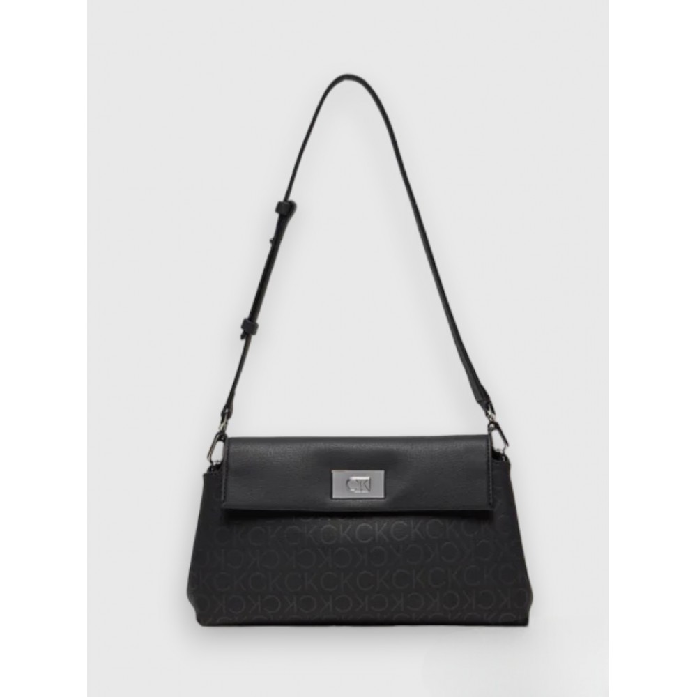 Women's Bag Calvin Klein Ck Push Shoulder Bag Epi Mn K60K612143-0GJ Black