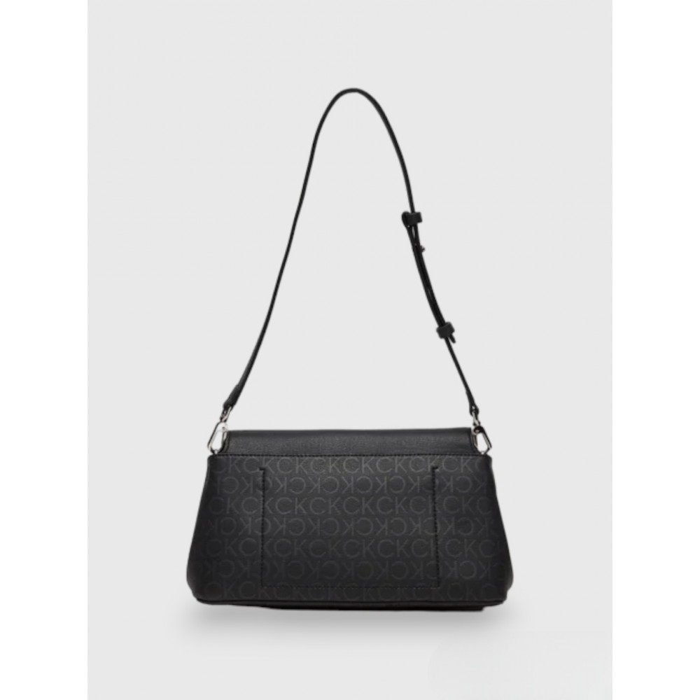 Γυναικεία Τσάντα Calvin Klein Ck Push Shoulder Bag Epi Mn K60K612143-0GJ Μαύρη