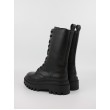 Women Boot Calvin KLein Flatform Lace Up Boot Mg Lth YW0YW01544-0GJ Black