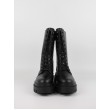 Women Boot Calvin KLein Flatform Lace Up Boot Mg Lth YW0YW01544-0GJ Black