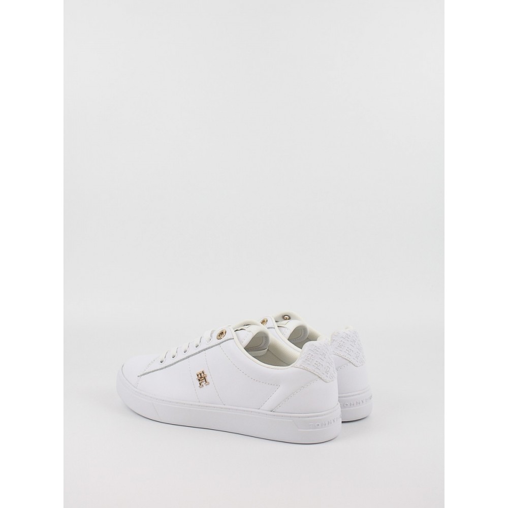 Γυναικεία Sneaker Tommy Hilfiger Elevated Essent Sneaker Monogram FW0FW07999-YBS Ασπρο