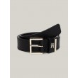 Women Belt Tommy Hilfiger Th Heritage 3.0 Monogram AW0AW16606-BDS Black